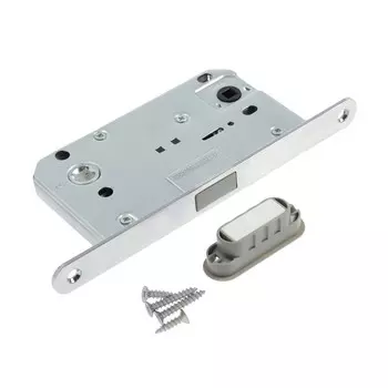 Защелка врезная магнитная lockland zlk5cp, цвет хром, м/о 96 мм