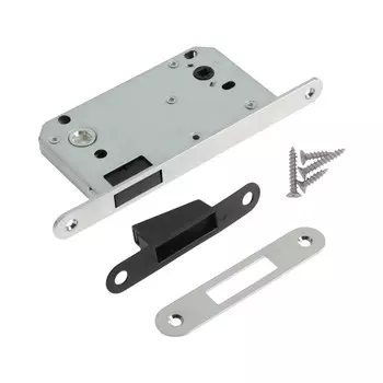 Защелка врезная магнитная lockland zlk7cp, под завертку, цвет хром