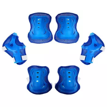 Защита роликовая onlytop ot-2020, р. m, цвет синий