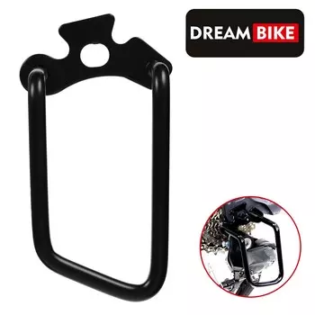 Защита заднего переключателя dream bike, крепление под гайку оси, сталь
