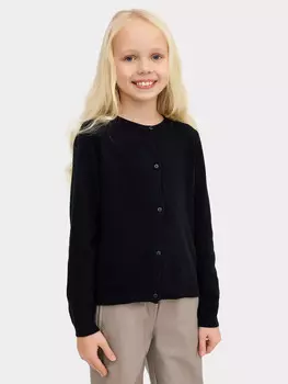 Жакет для девочек в черном цвете