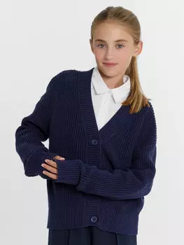 Жакет для девочек в синем цвете