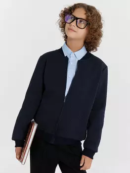 Жакет для мальчиков для занятий спортом в синем цвете