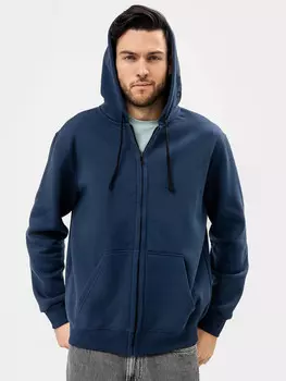 Жакет на молнии синий