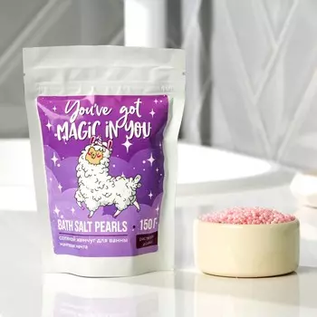 Жемчуг для ванны соляной beauty fox