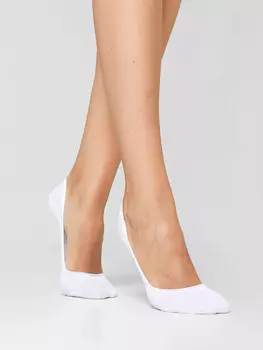 Женские подследники с силиконовым нанесением в белом цвете