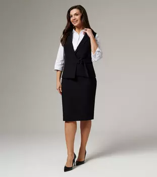 Женский костюм (жилет, юбка)