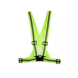 Жилет сигнальный torso, с наплечными лямками, регулируемый размер, салатовый