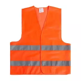 Жилет сигнальный, светоотражающий, оранжевый, 2 класс, размер 6855 см, 60г/м2