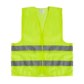 Жилет сигнальный, светоотражающий, салатовый, 2 класс, размер 6656 см, 60г/м2