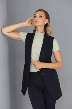 Жилет удлиненный