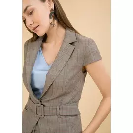 Жилет в клетку