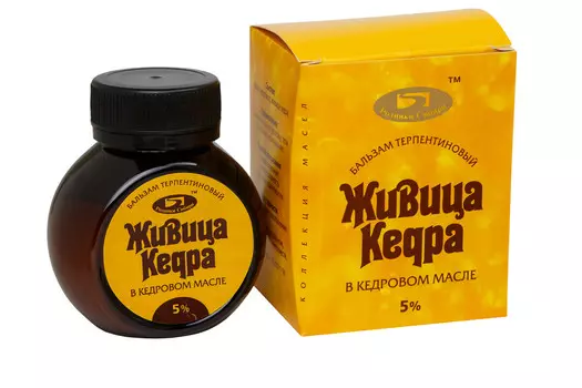 Живица кедровая в кедровом масле 100мл 5%