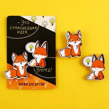 Значки деревянные