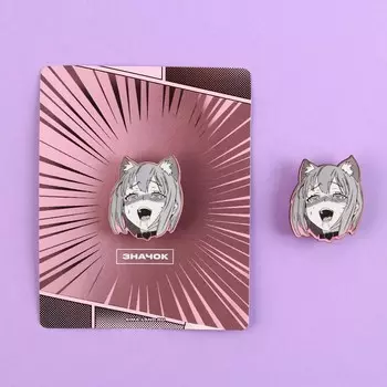 Значок деревянный