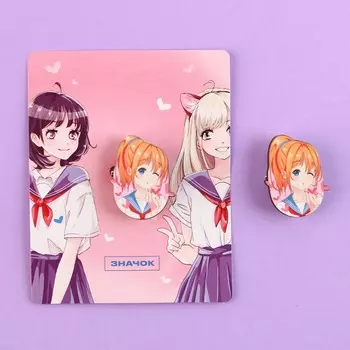 Значок деревянный