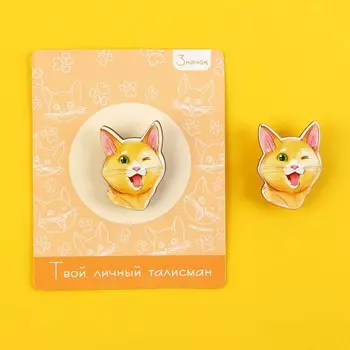 Значок-талисман деревянный