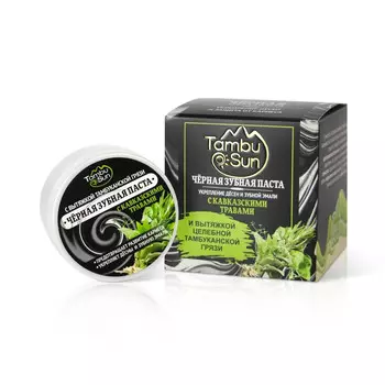 Зубная паста TambuSun черная с