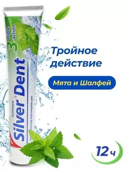 Silver Dent Зубная паста Тройное действие 100 г