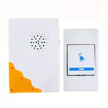 Звонок luazon lzdv-02, беспроводной, 2хaa (не в комплекте), lr23a, голубой