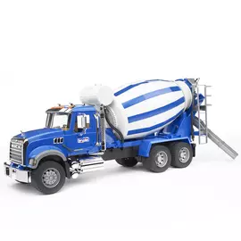 Бетономешалка Bruder MACK (цвет сине-серый)
