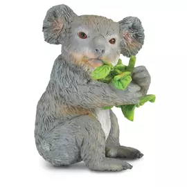 Фигурка Collecta Коала поедающая эвкалипт, M