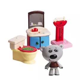 Игровой набор МИ-МИ-МИШКИ, Тучка, Ванная комната, 3 детали.