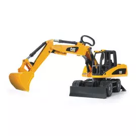 Экскаватор колёсный Bruder CAT с отвалом