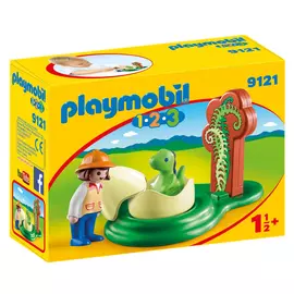 Конструктор Playmobil Девочка и яйцо динозавра