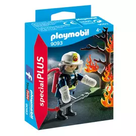 Конструктор Playmobil Экстра-набор: Пожарник с деревом