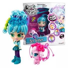 Кёрли гёрлс Путешественница Адели с пуделем Фиджи