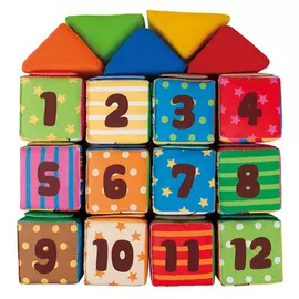 Кубики мягкие K'S Kids "Обучайка"