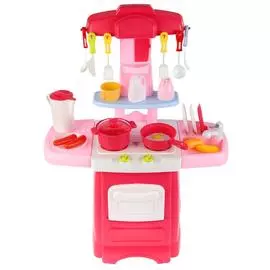 Кухня Сказочный патруль на бат. вода, свет, звук,набор посуды и продуктов ТМ"Играем вместе"