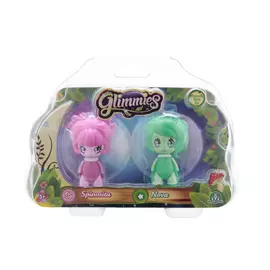 Куклы Glimmies Nova и Spinosita, 6 см