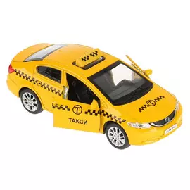 Машина металл "HONDA CIVIC ТАКСИ", длина 12 см, двери открываются, инерционная Технопарк