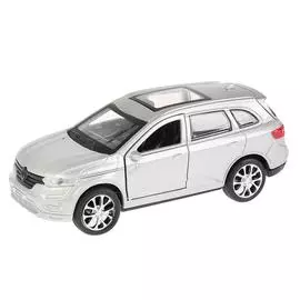 Машина металл RENAULT KOLEOS, 12см, открыв. двери, инерц, серебристый, в кор. Технопарк