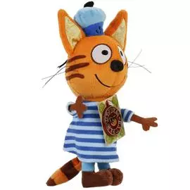 МЯГКАЯ ИГРУШКА "МУЛЬТИ-ПУЛЬТИ" 3 КОТА. КОРЖИК 14СМ, ОЗВУЧЕННАЯ