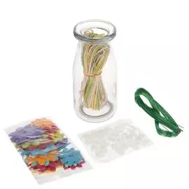 Набор д/тв-ва MultiArt Рукоделие из пуговиц Ваза с цветами Enchantimals