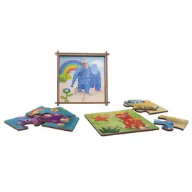 Набор пазлов Деревяшки, 5 шт.