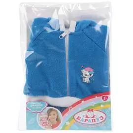 Одежда для кукол 40-42 см, теплый костюм "котенок" Карапуз