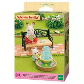 Sylvanian Families набор "Фонтан и скамейка"