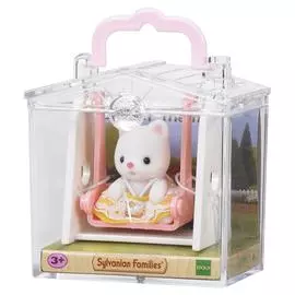 Sylvanian Families набор "Младенец кошка на качелях "
