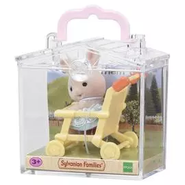 Sylvanian Families набор "Младенец кролик в коляске "