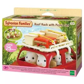 Sylvanian Families набор "Семейный пикник, с багажником для красного автомобиля"