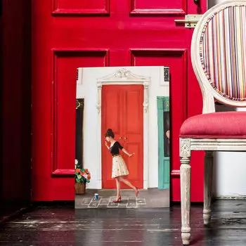 Арт-постер классики в черно-белой раме