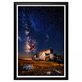 Арт-постер ла-манча на дизайнерской бумаге