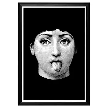 Арт-постер лина версия курьёз в раме из полистирола