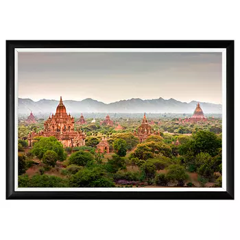 Арт-постер мьянма на дизайнерской бумаге