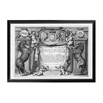 Арт-постер новейший метод конного искусства титульный лист