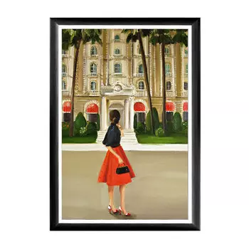 Арт-постер она искала его всю жизнь в раме из полистирола